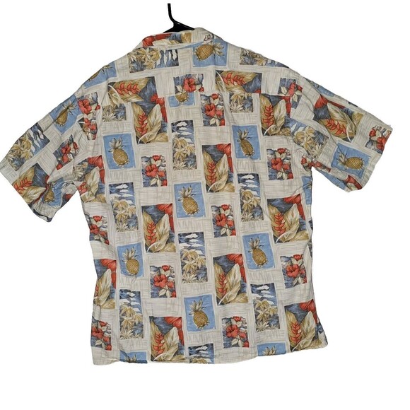 Vintage Campia Moda Hawaiian Shirt Mens Sz XL Short Sleeve Geometric 100% Cotton - Picture 4 of 8